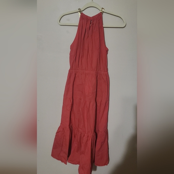 Michael Kors Coral Halter Dress - Picture 5 of 5